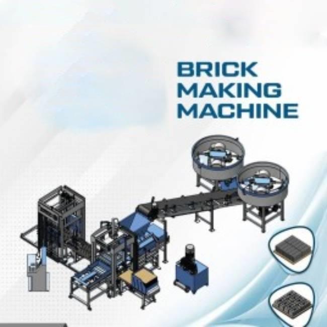 Automatic Hydraulic Fly Ash Brick Making Machine, 1000-1500 bricks per hour
