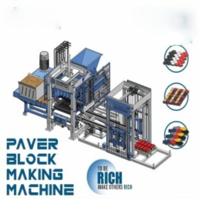 Fully Automatic Paver Block Making Machine