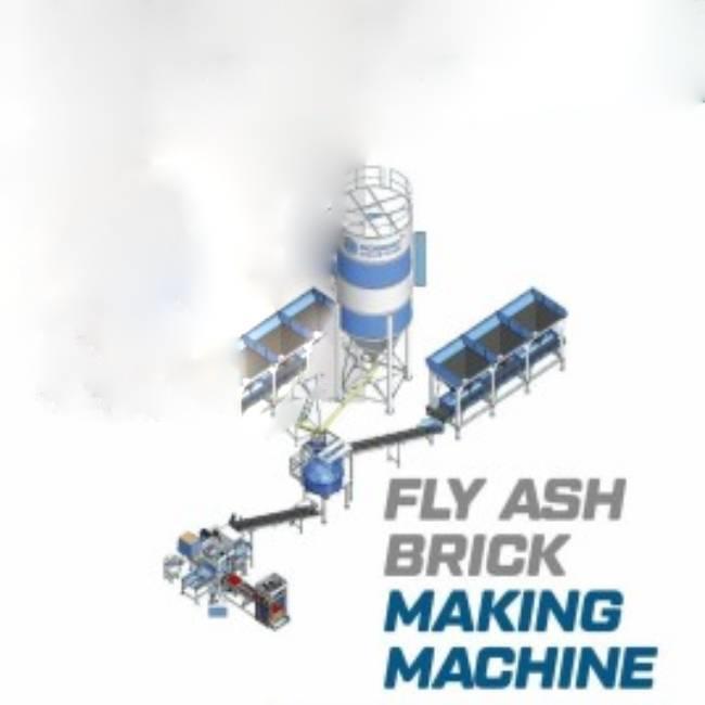 Fully Automatic Fly Ash Brick Making Machine, 1500-2000 brick per hour