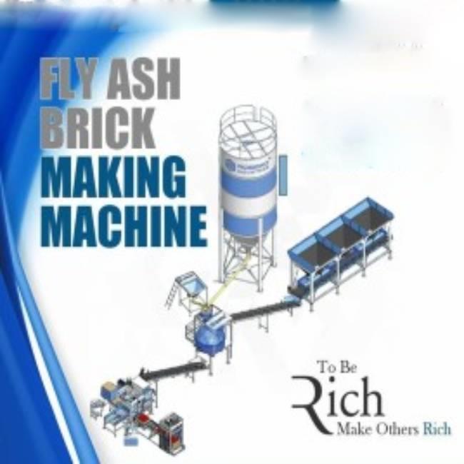 Solid Automatic Flyash Brick Plant
