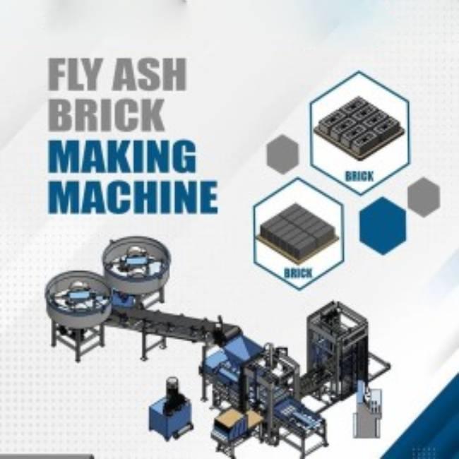 Solid Automatic Fly Ash Brick Making Machine