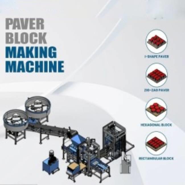 Robexo 8 CVT Paver Block Making Machine, Capacity: 1000-1500 Blocks per hour, Fully Automatic