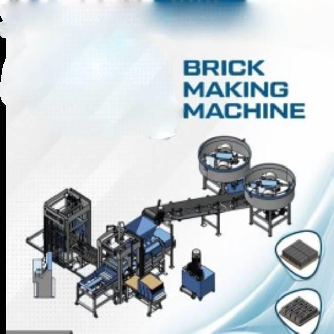 Automatic Solid Auto Brick Making Machine, 1500 Bricks