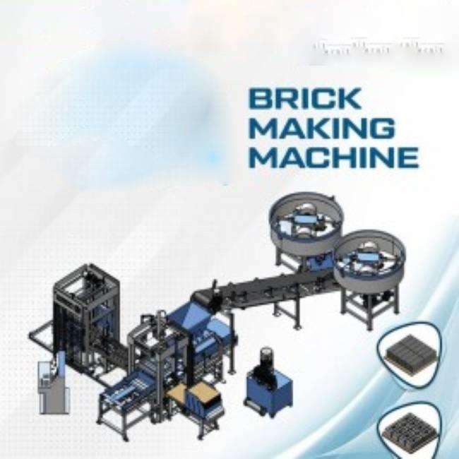 Solid Hydraulic Brick Making Machine, 10000-15000