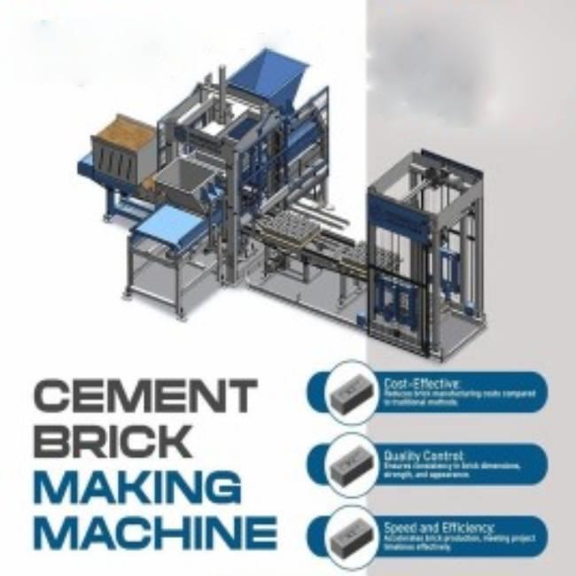 Solid Automatic Cement Brick Making Machine