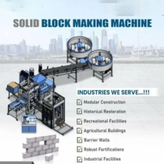 Automation Grade: Fully Automatic Vibration Block Making Machine
