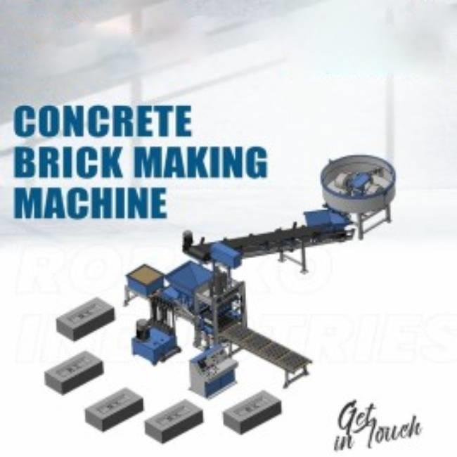 Semi-Automatic Solid High Pressure Brick Making Machine