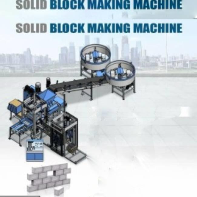 Automation Grade: Fully Automatic Solid Block Making Machine, Capacity: 500-1000 Blocks per hour