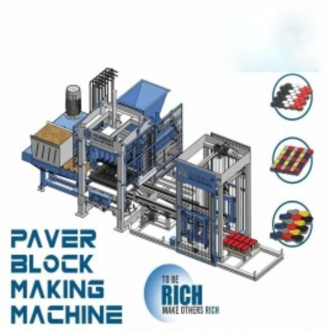 Fully Automatic Paving Block Making Machine, Capacity: 2000-2500 Blocks per hour
