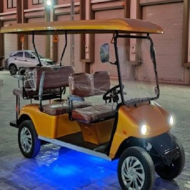 6 Seater Electric Golf Cart, Loading Capacity: 500-1000 kg, 60-80 KM