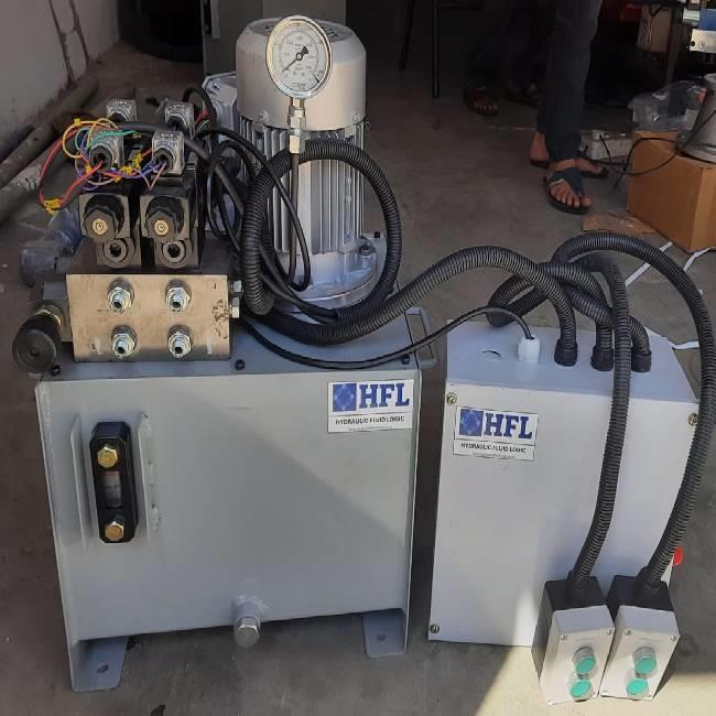 Hydraulic powerpack with electric panal