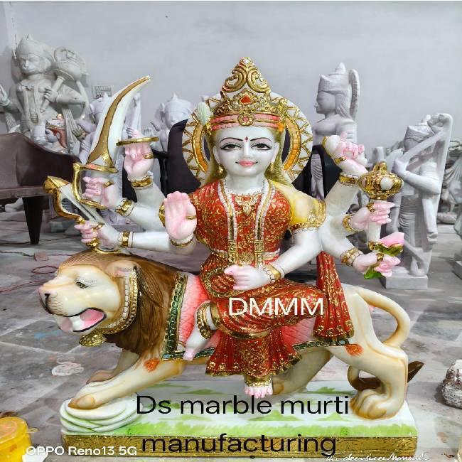 Durga makrana marble Murti 3 feet