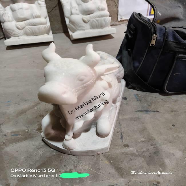 Nandi white marble 12 inch