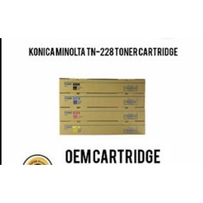 Konica Minolta original tn228 set, Page Yield: 12000 Pages