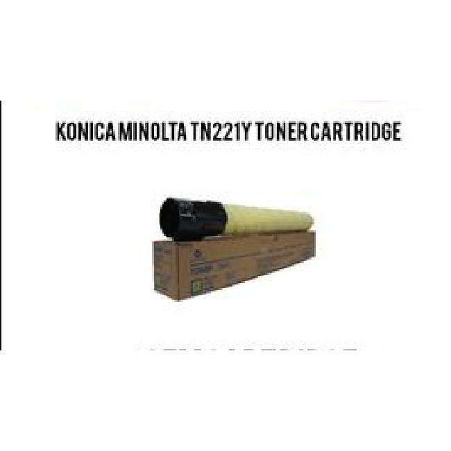 Konica Minolta TN-221Y Toner Cartridge, For Printer