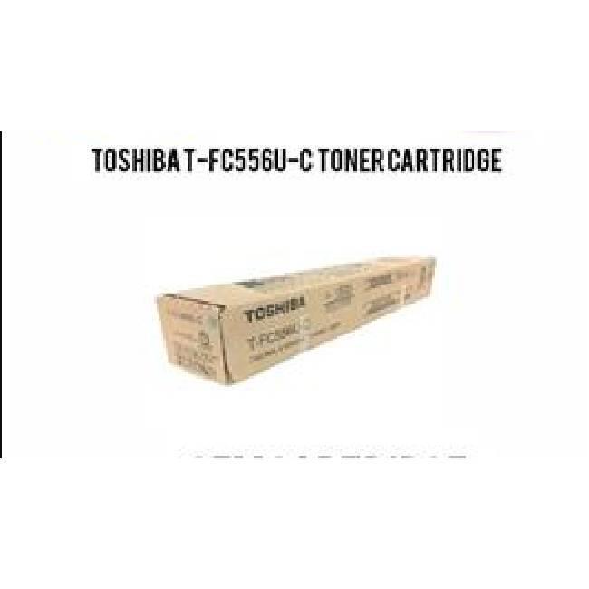 Toshiba T-FC556U-C Cyan Toner Cartridge, For Printer