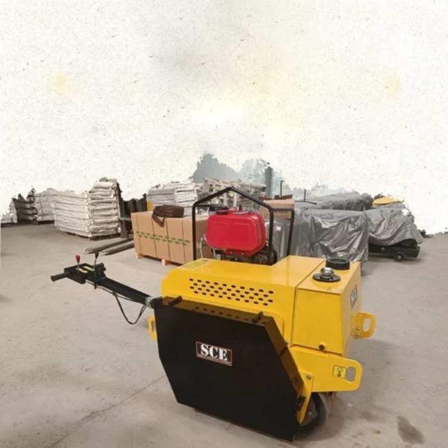 Walk Behind Double Drum Vibratory Roller