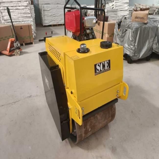 WALK BEHIND DOUBLE DRUM VIBRATOR ROLLER