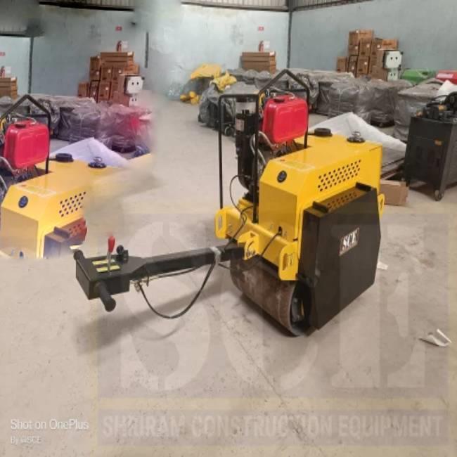 Hand operated Double Drum Vibrating Roller