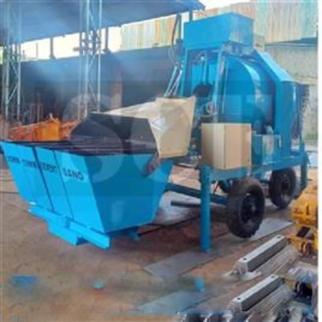 Electric Engine RM 1050 Reversible Concrete Drum Mixer