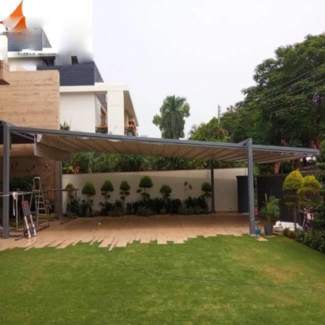 Tensile Retractable Roofing Structure