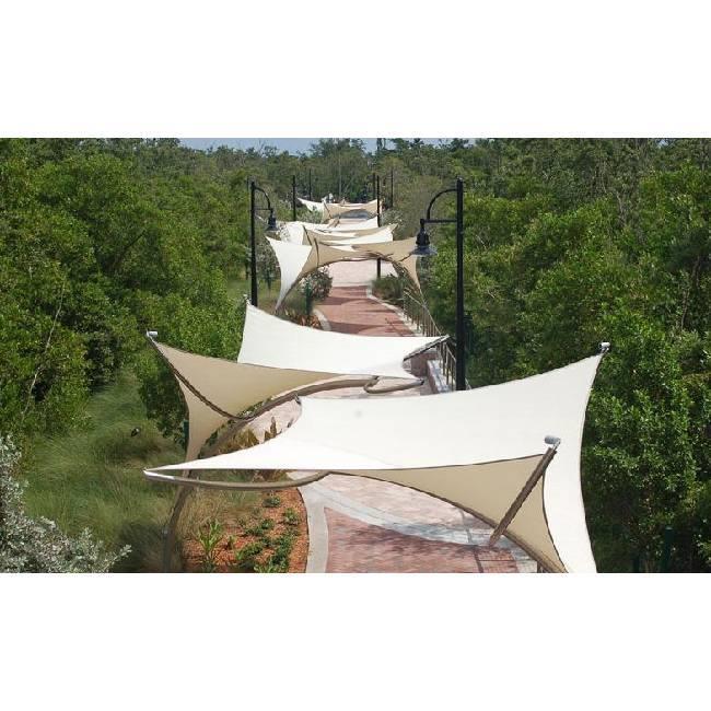 Tensile walkway skylark structure