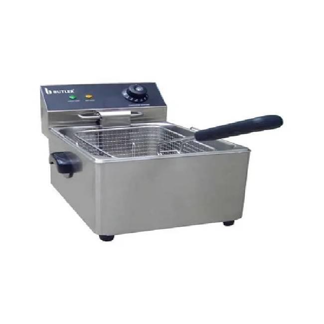 8 litre Single Tank Electric Fryer with side handles