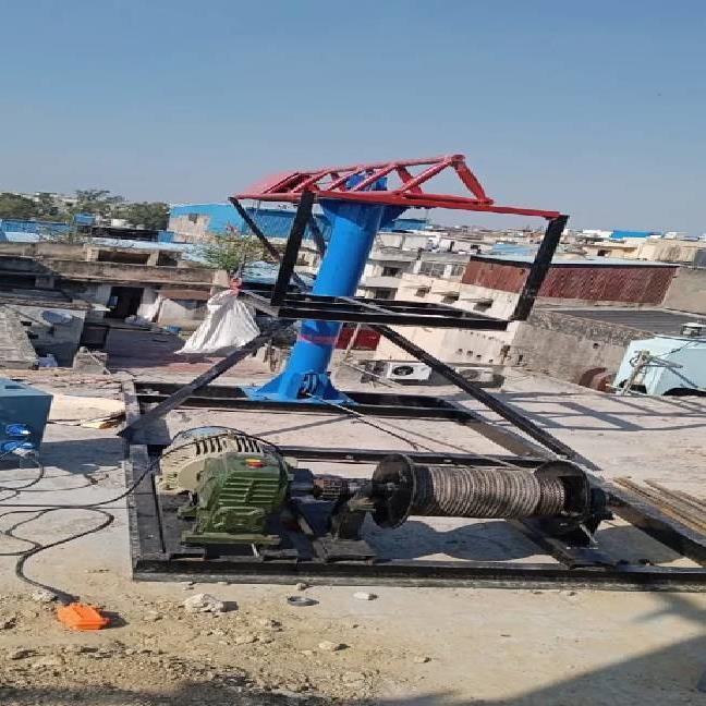 With Trolley Monkey Hoist Machine