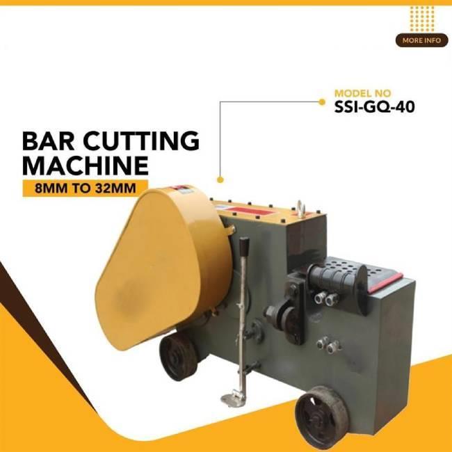 Mild Steel Bar Cutting Machine 32Mm, 8mm To 32 mm, Model Name/Number: Ssi Gq - 40