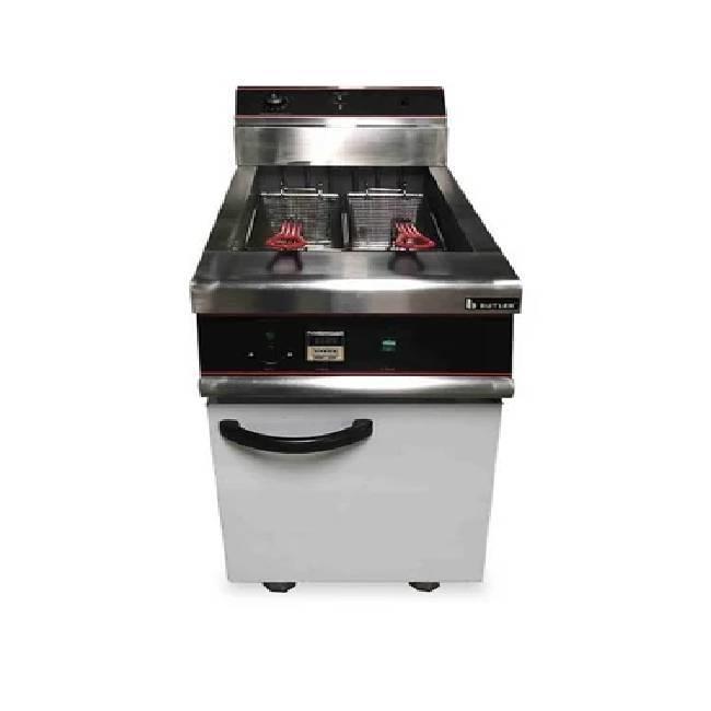 Floor standing 21 litre Single Tank Electric Fryer with 2 baskets
