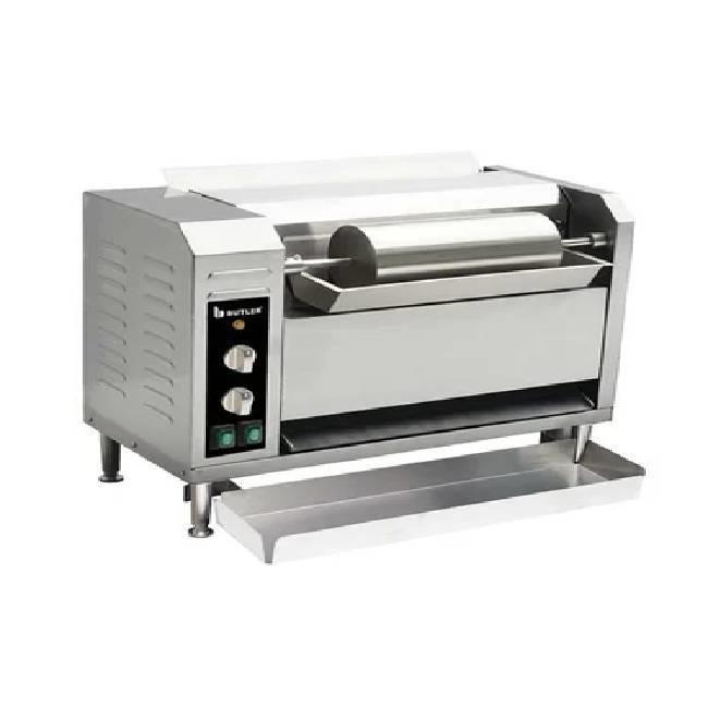 High Performance Vertical Pass Through Bun Toaster with Butter Roller