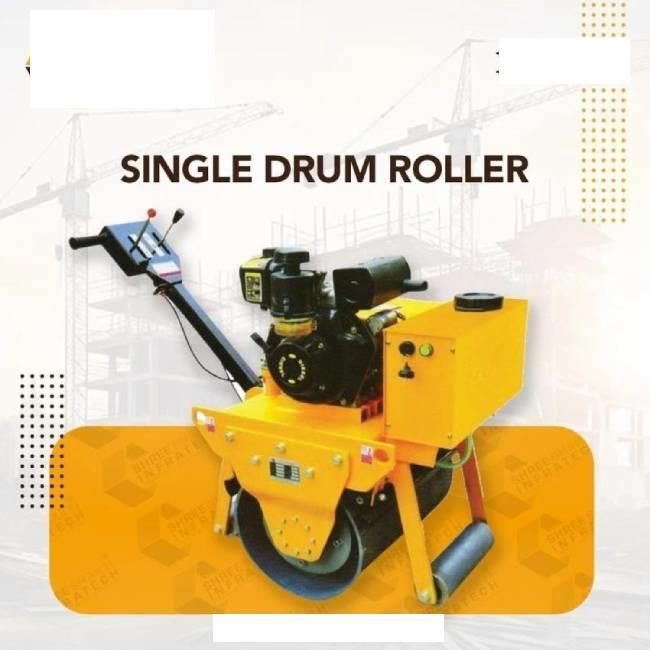 Walk Behind Single Drum Vibratory Roller, Model Name/Number: SSI-SMT-600, 6.5 hp