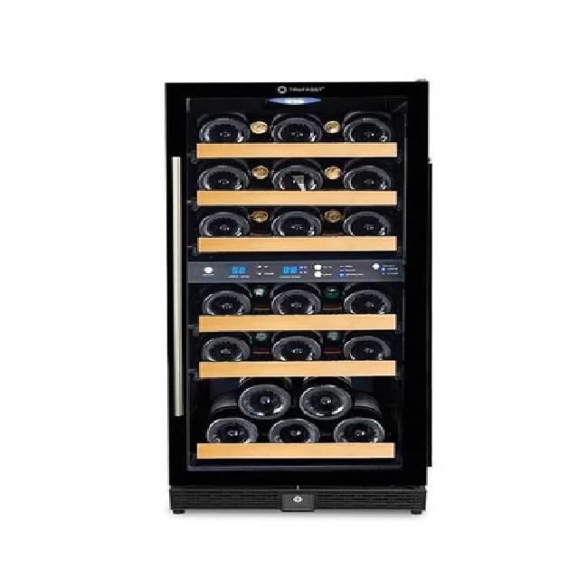Dual Temperature Zone Wine Cooler - 30 bottles