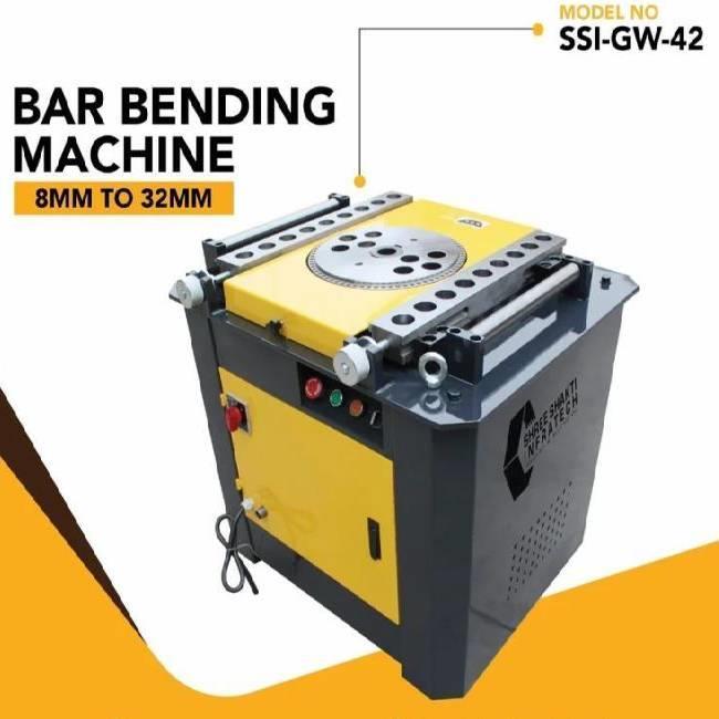 Steel Bar Bending Machine 25Mm, Model Name/Number: SSI-GW-42, Bar Dimensions: 8mm To 32mm