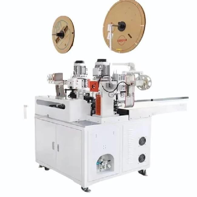 Fully Automatic Single Head Wire Cutting Stripping Twisting Tinning and Crimping Machine
