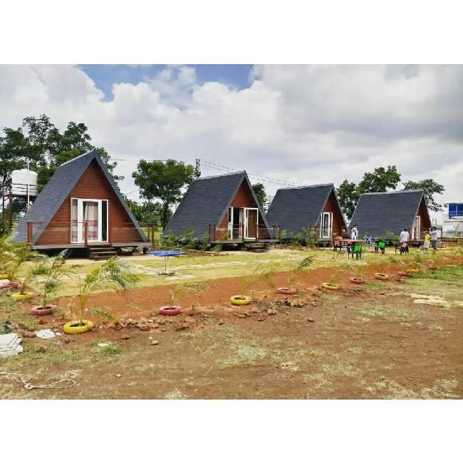 A shape prefab cottage