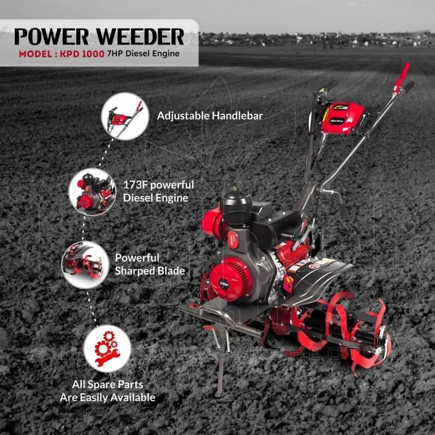 7 HP Really Diesel Power Weeder