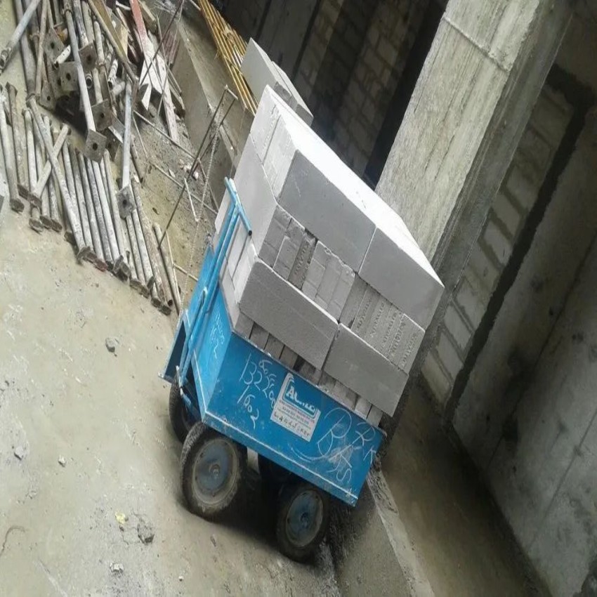 ACME 650MM Construcion Trolley 4 Wheel Trolley with Scooter Wheels, For Material Handling, Load Capacity: 350 Kg