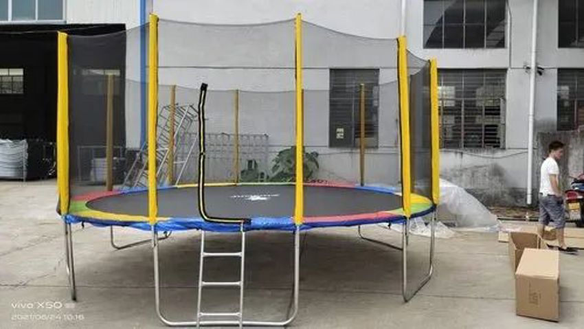14feet Children Jumping Trampoline, For Kids Play Area, Model Name/Number