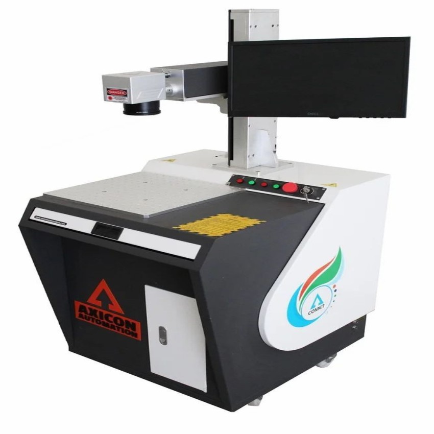 Automatic Fiber Laser Marking Machine, For Metal