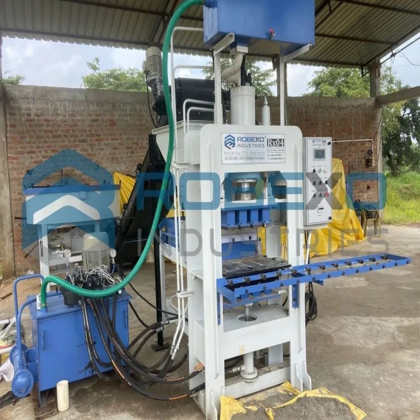 Automatic Hydraulic Fly Ash Bricks Making Machine, Model Name/Number: RX08