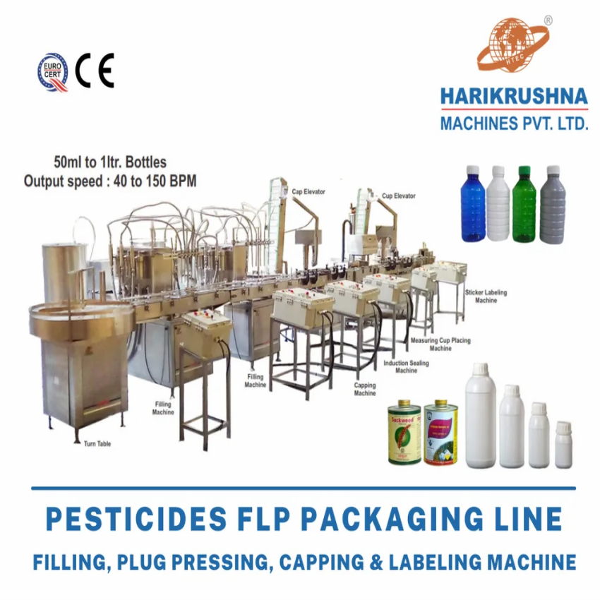 Automatic Pesticides Liquid Filling Machine