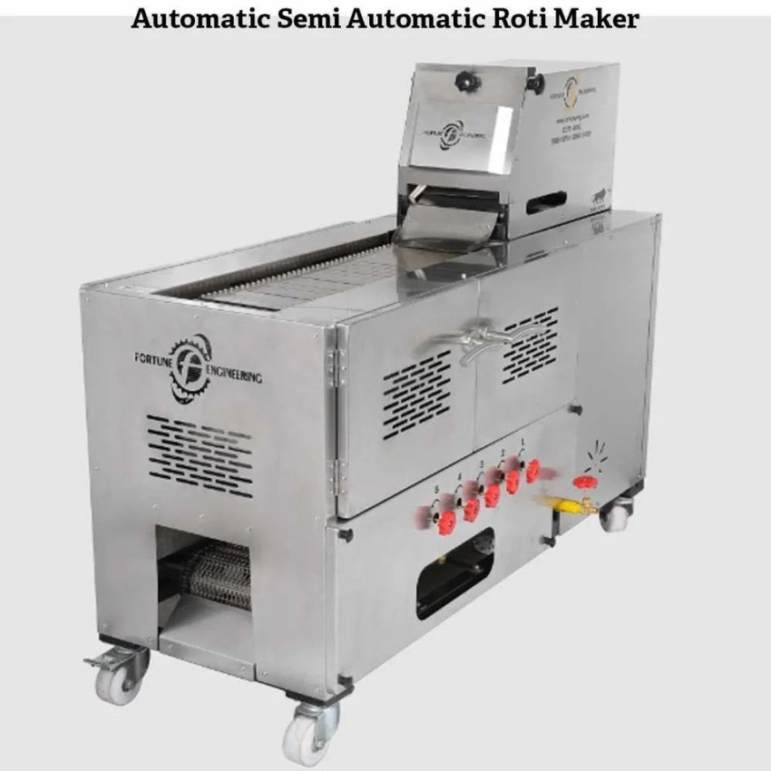 Automatic Semi Automatic Roti Maker, Capacity: 1000 per Hour