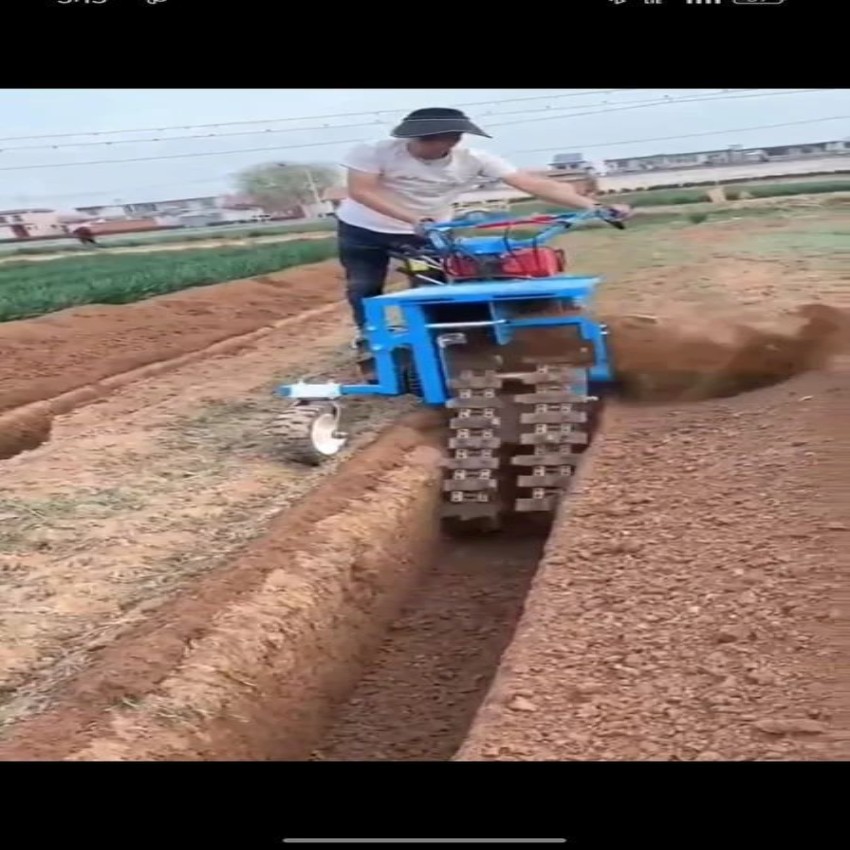 Double Chain Hydrulic Trencher Machine