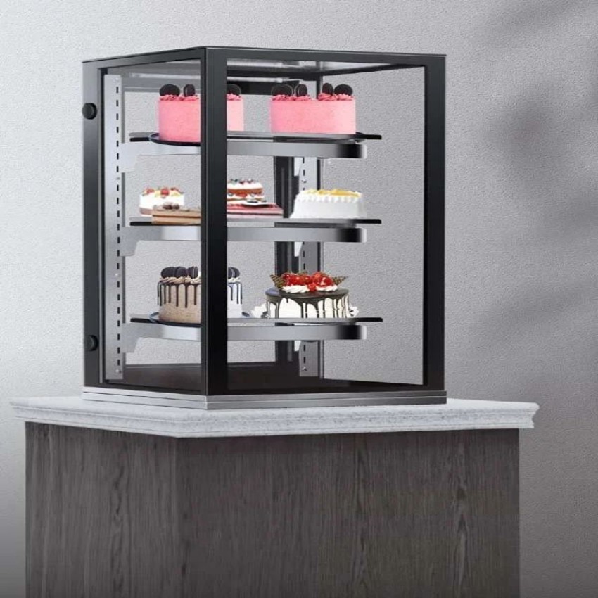 Flat Glass 4 Layer Drop In Showcase