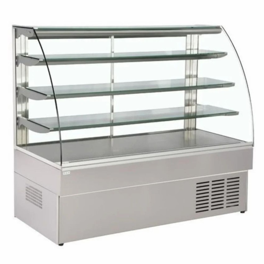 Grey Metal Frost Master Cold Display Counter, For Shop, +4 To +10