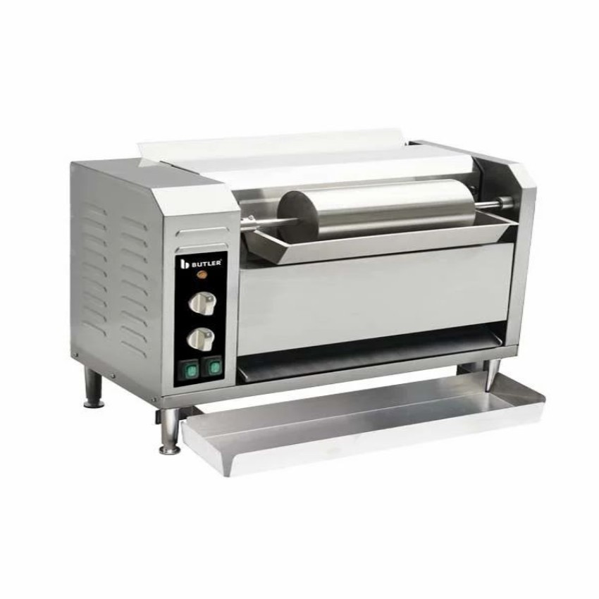 High Performance Vertical Pass Through Bun Toaster with Butter Roller