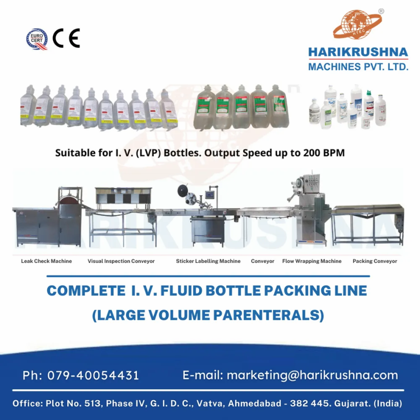 IV Bottle Packing Line