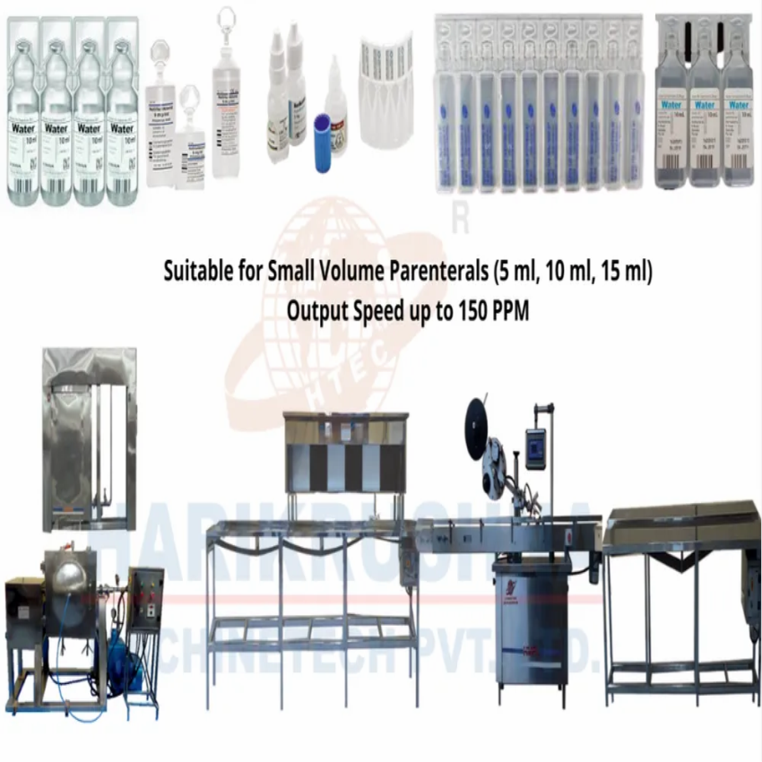 I.V. Packaging Lines (Small Volume Parenterals)