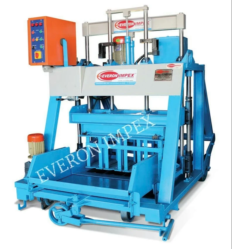 Manual Concrete Block Making Machine